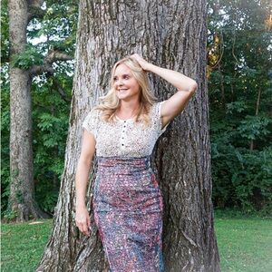 Anthropologie Beguile By Byron Lars Crochet Study Sheath Pencil Dress - 6